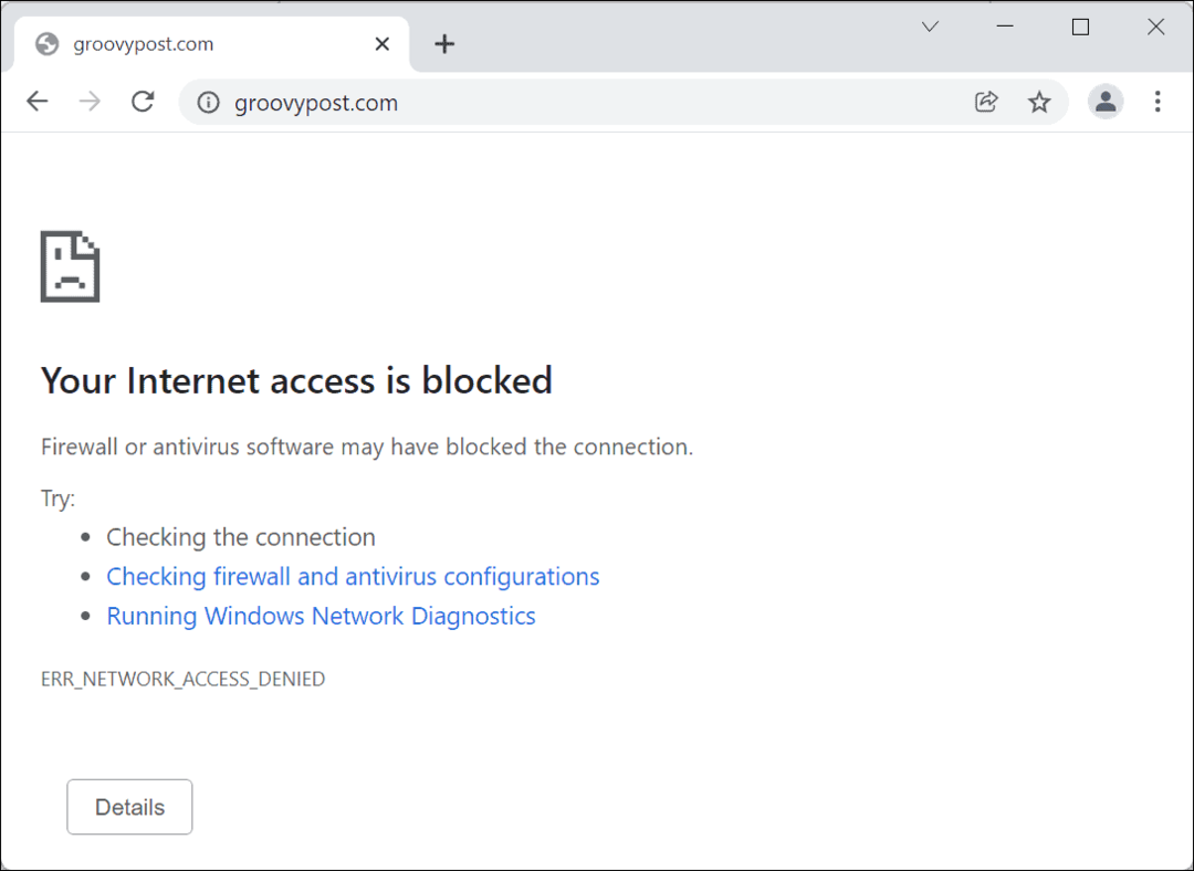 Как заблокировать доступ в Интернет к приложениям в Windows 11
