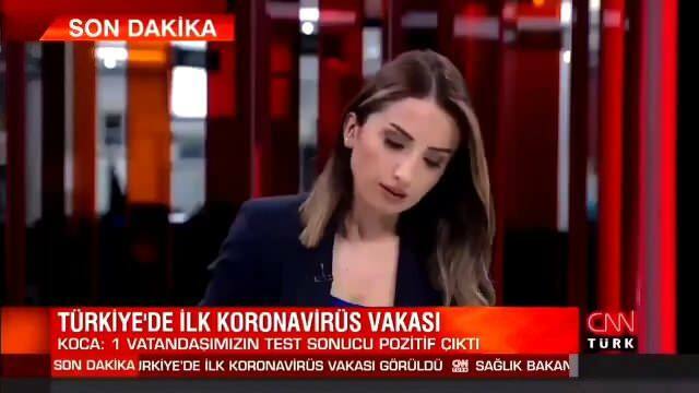 Репортер CNN Türk Дуйгу Кая заразился коронавирусом!