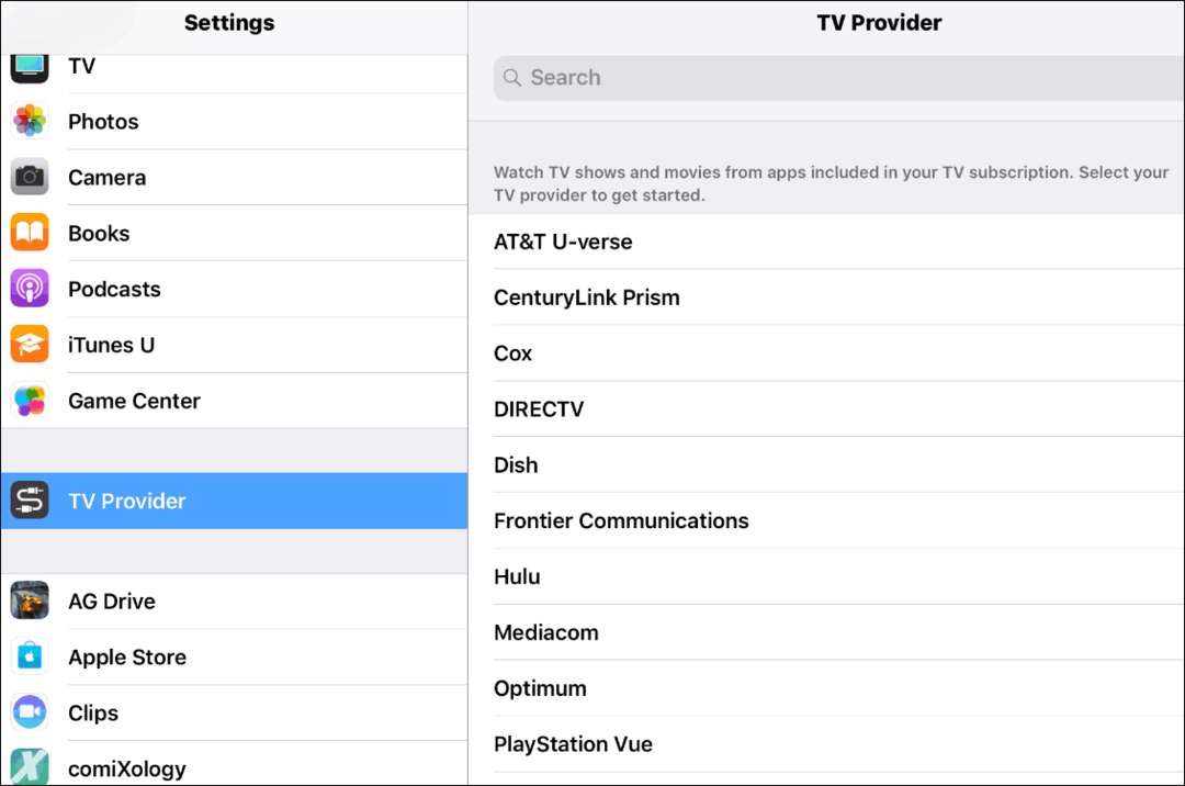 Что такое провайдер ТВ на iOS и как его использовать?