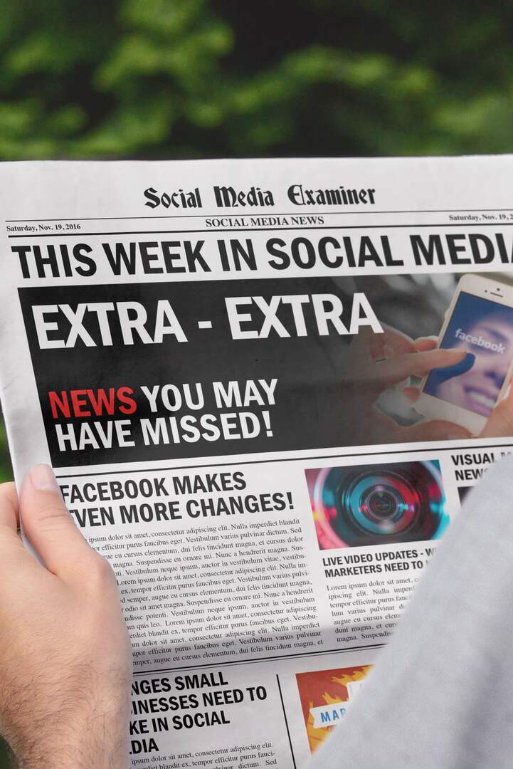 Facebook исправляет завышенные данные об органическом охвате: на этой неделе в социальных сетях: Social Media Examiner