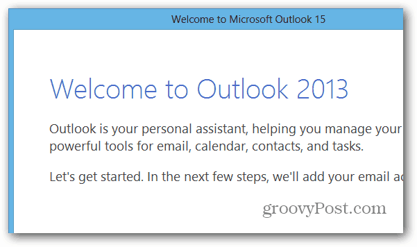 Outlook в Office 2013