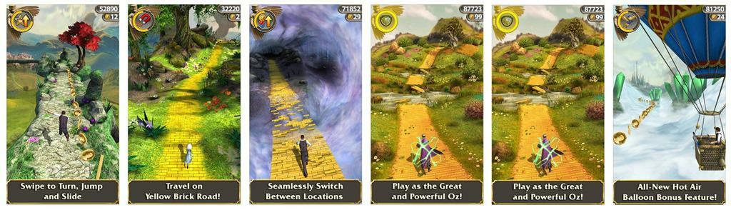 Бесплатное приложение недели для Apple iTunes Store, Temple Run: OZ