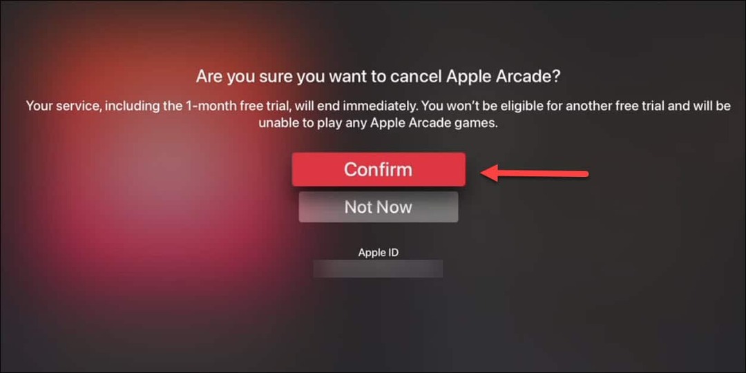 Как отменить Apple Arcade