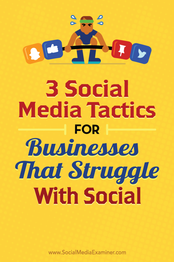 Советы по трем тактикам социальных сетей, которые может использовать любой бизнес.