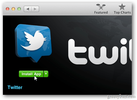 Официальное приложение для OS X Twitter