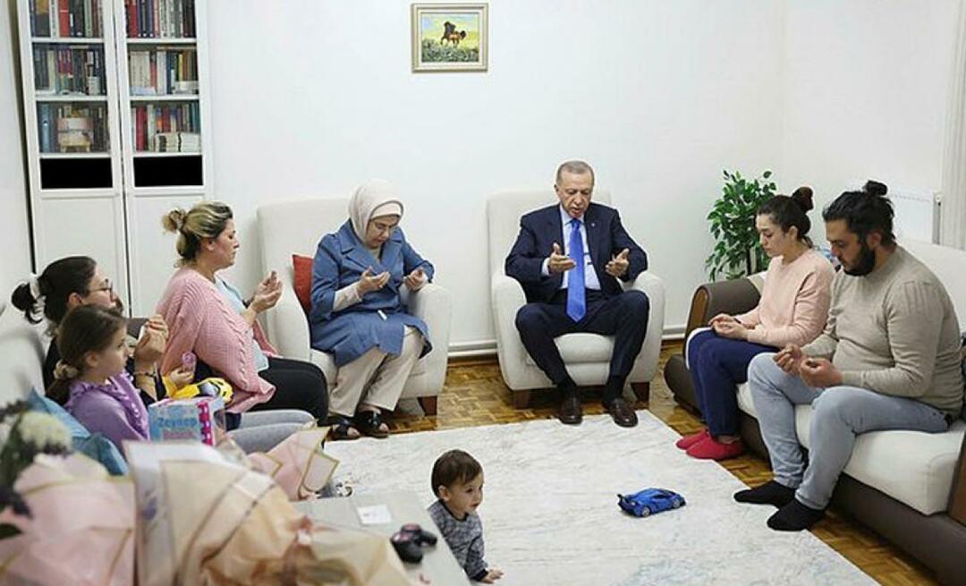 Значимый визит президента Эрдогана и Эмине Эрдоган к семье переживших землетрясение!