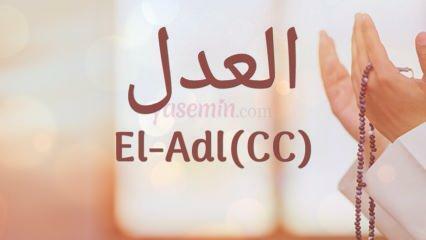 Что означает Аль-Адль (cc)? Каковы достоинства имени Аль-Адль? Эсмауль Хусна Эль-Адль...