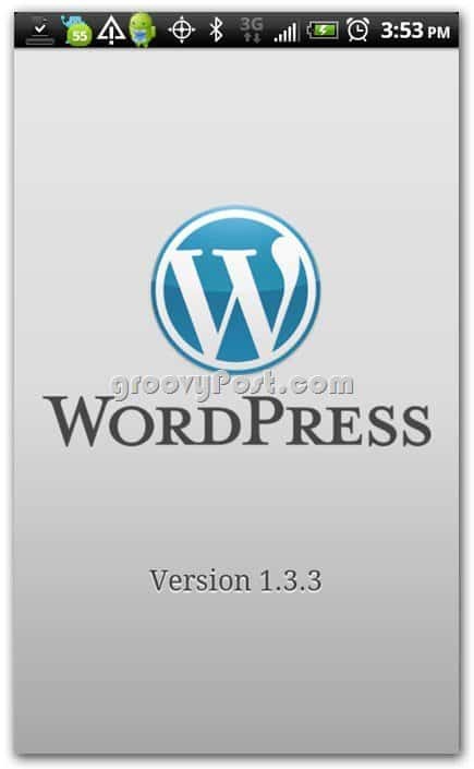 Wordpress на Android версии 1.33