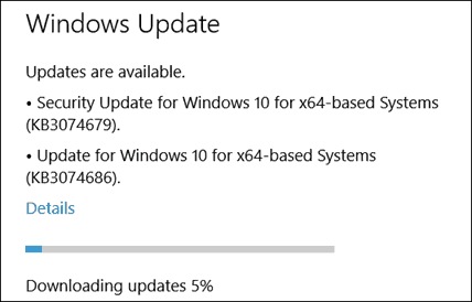 Windows 10 получает еще одно новое обновление (KB3074679) обновлено