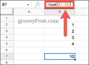 Google Sheets без циклической ссылки