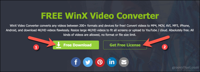 Скачивание WinX Video Converter