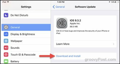 Обновление безопасности для Apple iOS 9.3.2