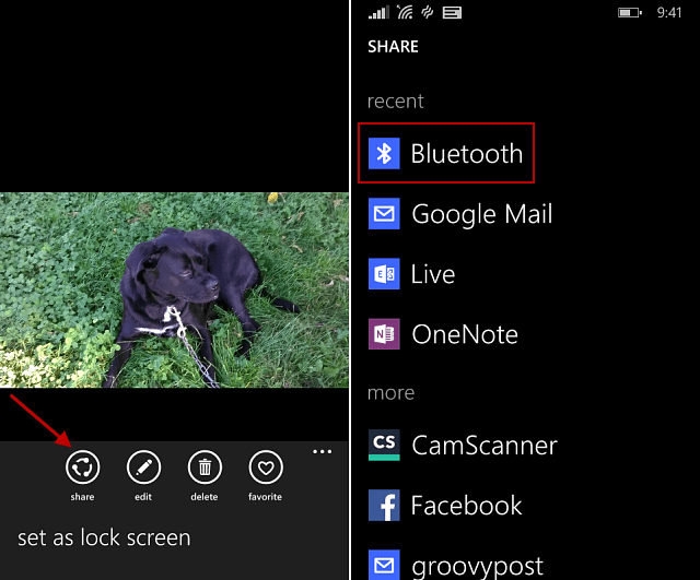 Совет для Windows Phone 8.1: делитесь файлами через Bluetooth