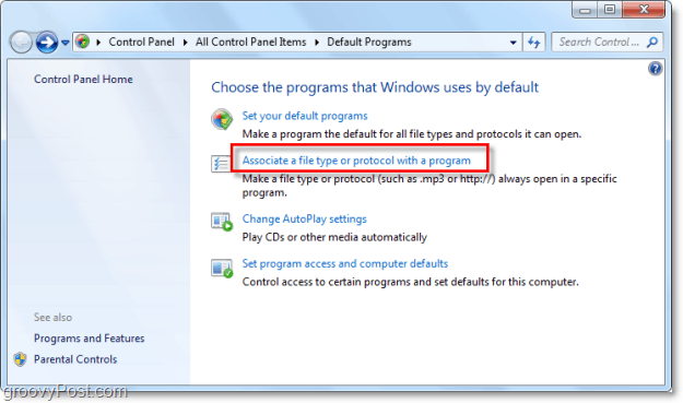 изменение файловых ассоциаций в windows 7