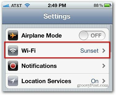 Apple iOS: перестать раздражать всплывающие уведомления WiFi