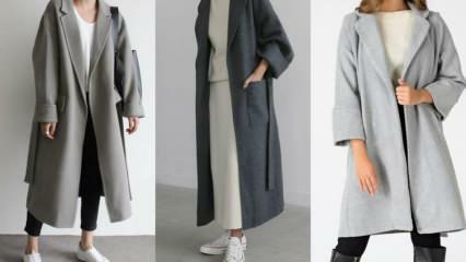 Доступные модели длинных пальто с хиджабом 2020