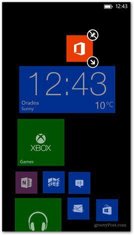 Windows Phone 8 настроить плитки 5