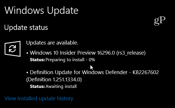 Microsoft выпускает Windows 10 Preview Build 16296 для ПК