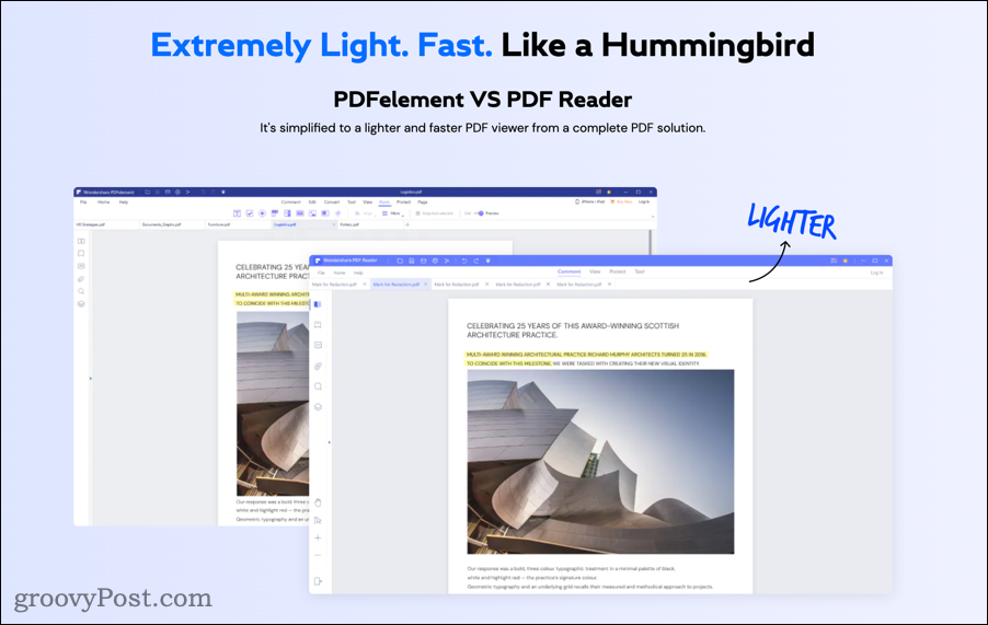 PDF Reader против PDFelement