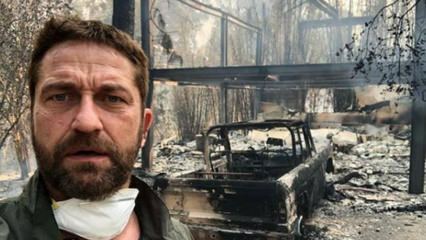 Дом всемирно известного актера Джерарда Батлера превратился в пепел