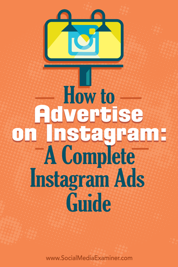 Как размещать рекламу в Instagram: полное руководство по рекламе в Instagram: специалист по социальным медиа