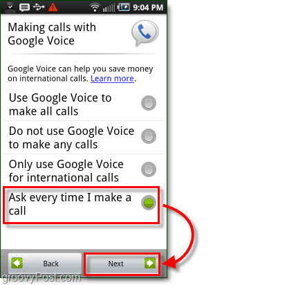Google Voice на Android Mobile Config Настройка предпочтений