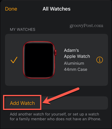 Apple Watch добавить часы