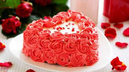 Как сделать самый простой сердечко-торт? Рецепт торта на день рождения сердце