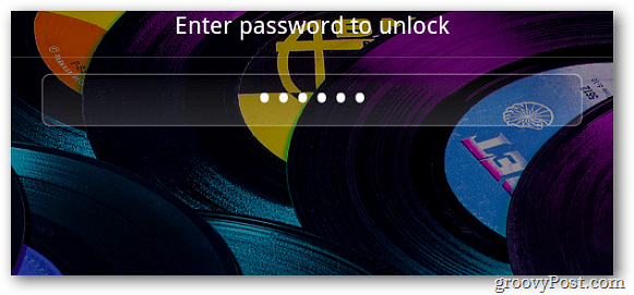 Блокировка экрана-пароля
