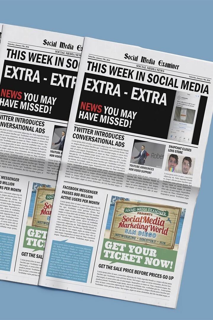 Twitter запускает диалоговую рекламу: на этой неделе в социальных сетях: Social Media Examiner