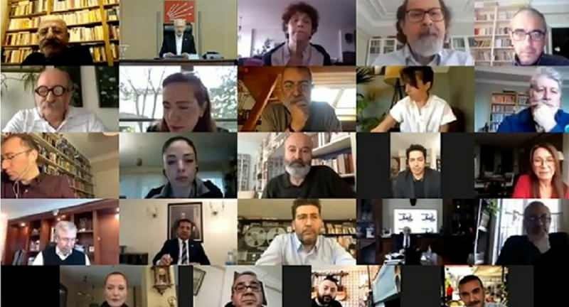Запросы художников, которые проводили видеоконференции с Kılıçdaroğlu, заставили их сдаться!