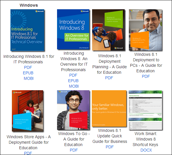 Загрузить бесплатные электронные книги Microsoft о программном обеспечении и услугах Microsoft