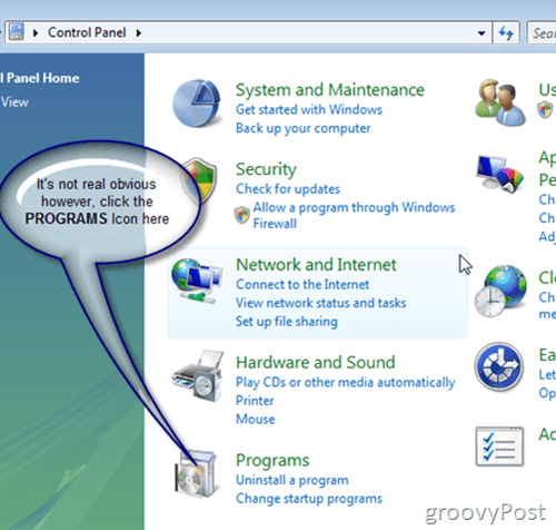 Включить или установить Windows Vista Snipping Tool