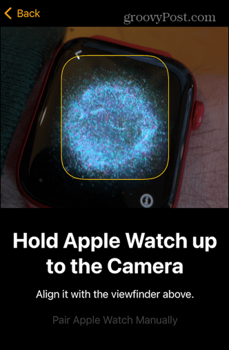 схема сопряжения Apple Watch