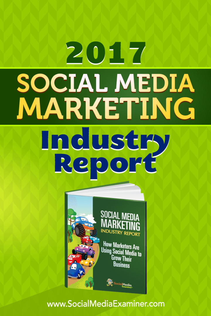 Отчет об индустрии маркетинга в социальных сетях за 2017 год: специалист по социальным медиа