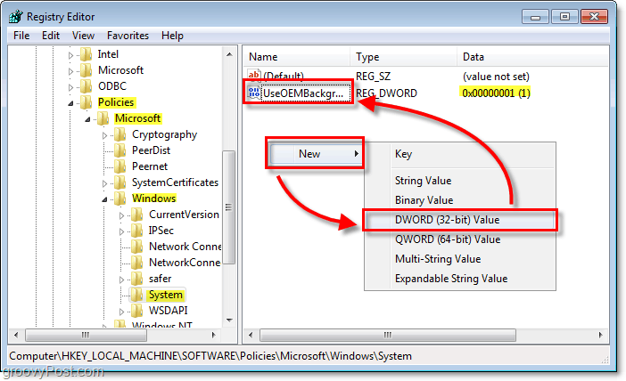 Как изменить фон входа в Windows 7