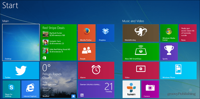 Как сделать резервную копию и сбросить стартовый экран Windows 8.1