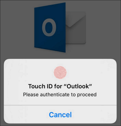 Microsoft Outlook для iPhone теперь поддерживает Touch ID Security