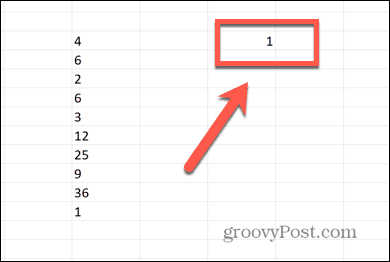 excel введите единицу в ячейку