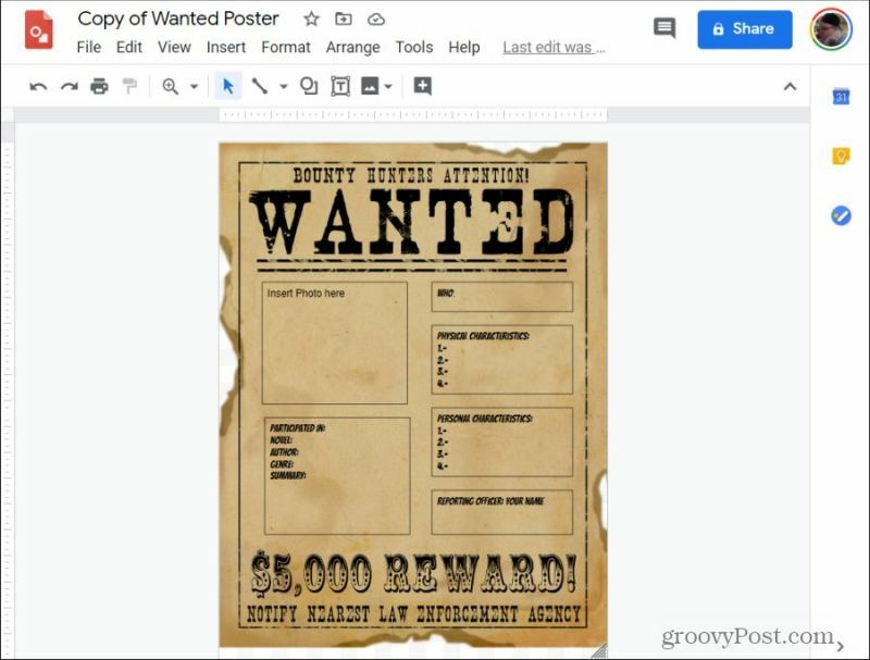 плакат с рисунками Google