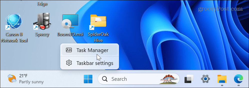 Использование ЦП приложения в Windows 11