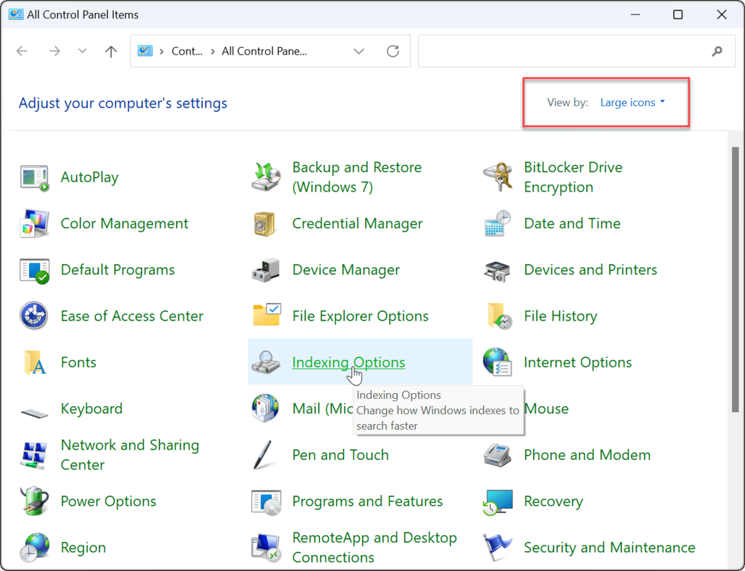 Поиск Windows 11 Outlook не работает: 6 исправлений
