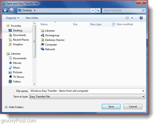 Windows 7 Easy Transfer Tool - Краткое руководство