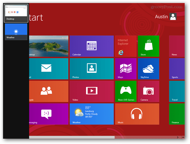 Быстрая смена приложений для Windows 8 с помощью клавиатуры