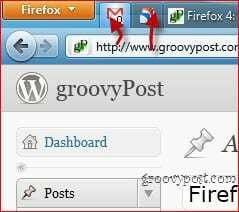 Firefox 4 закрепленных приложения вкладки