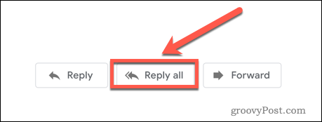 Кнопка ответа всем в Gmail