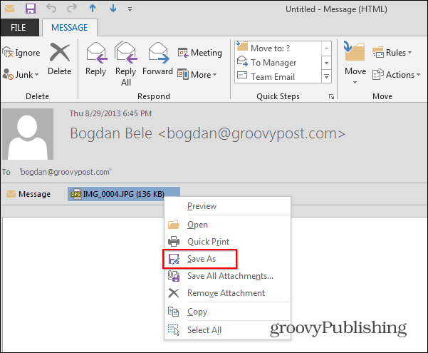 Outlook 2013 Изменить размер Сохранить изменить размер изображения