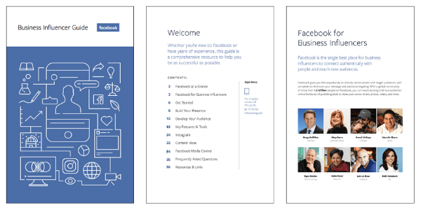 Новое руководство Facebook Business Influencer Guide помогает бизнес-лидерам начать работу, разработать стратегию и связаться со своей аудиторией на Facebook.