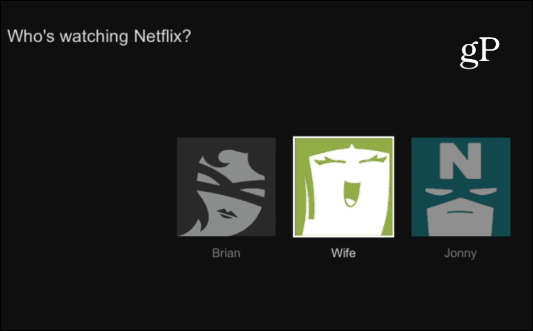 Netflix профили пользователей