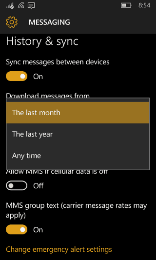 2 резервные копии сообщений windows 10 mobile